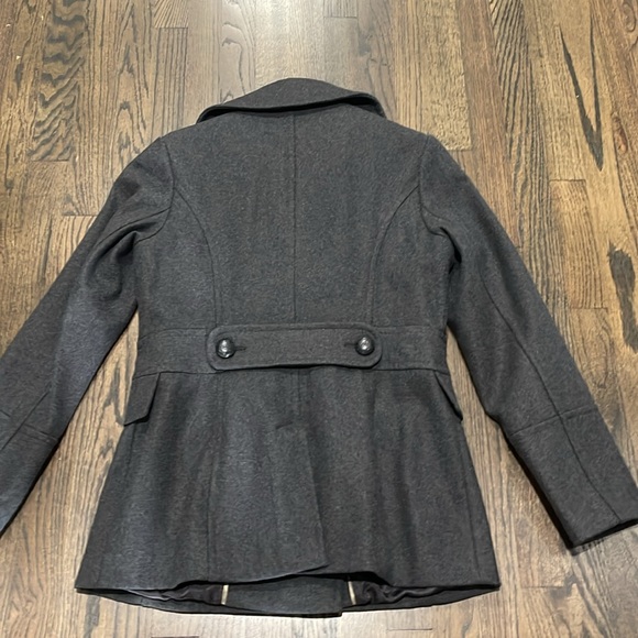 Grey pea coat - Picture 4 of 6